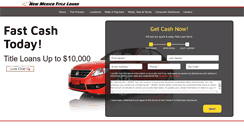 Desktop Screenshot of newmexicotitleloansinc.com